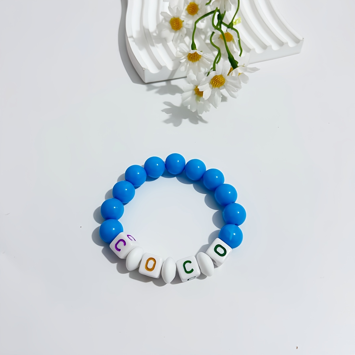 Customizable Fashion Bracelet with Colorful Beads